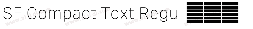 SF Compact Text Regu字体转换